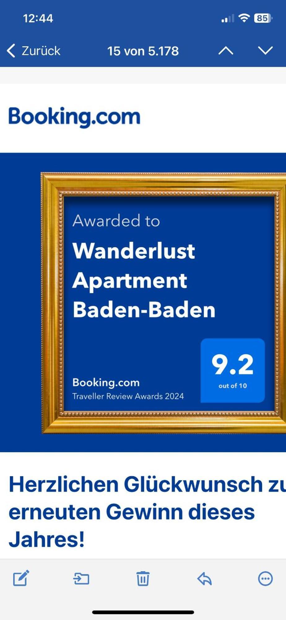 Wanderlust Apartment Baden-Baden Extérieur photo